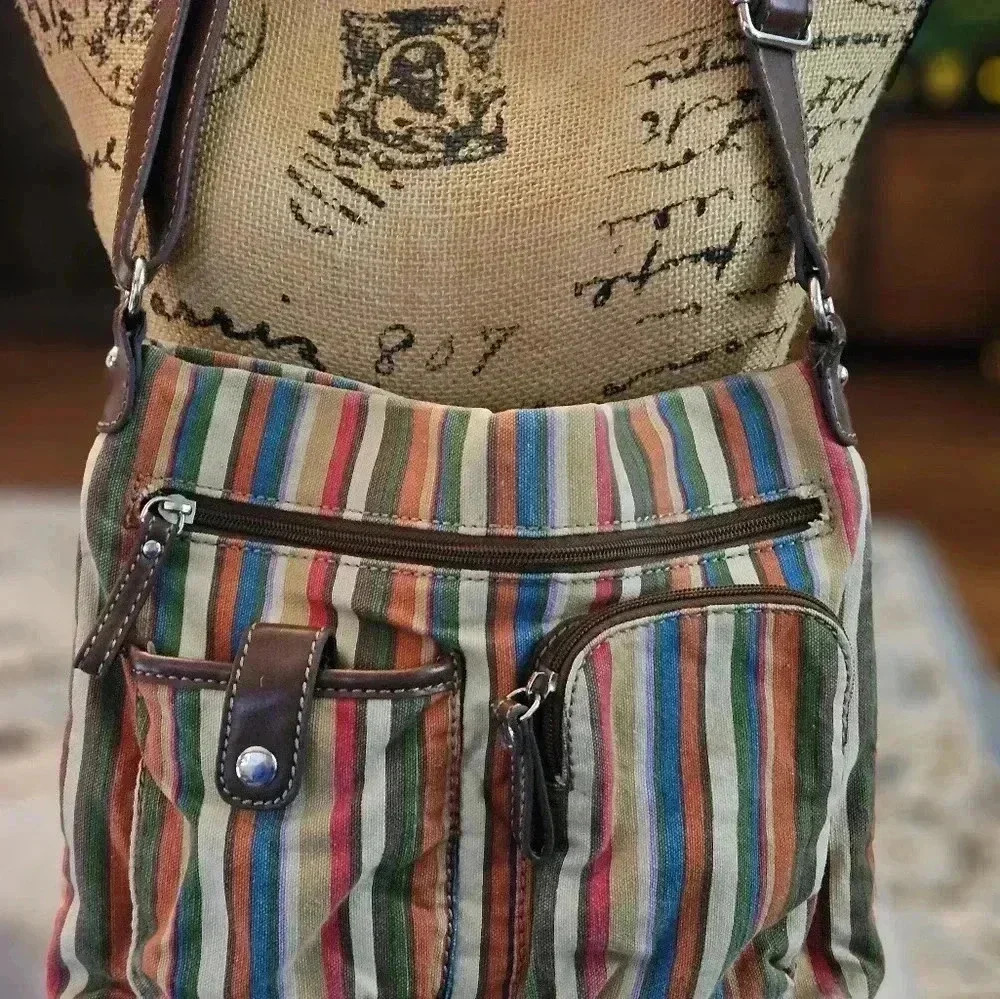Relic multicolored striped shoulder bag. - Picture 3 of 5